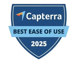 Capterra Best Ease of Use 2025